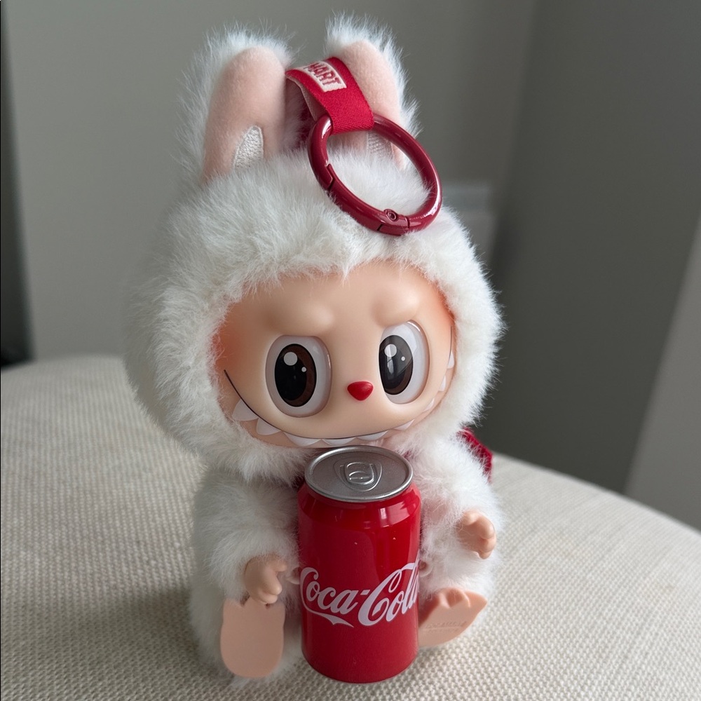 POPMART labubu Coca Cola Keychain Card Holder